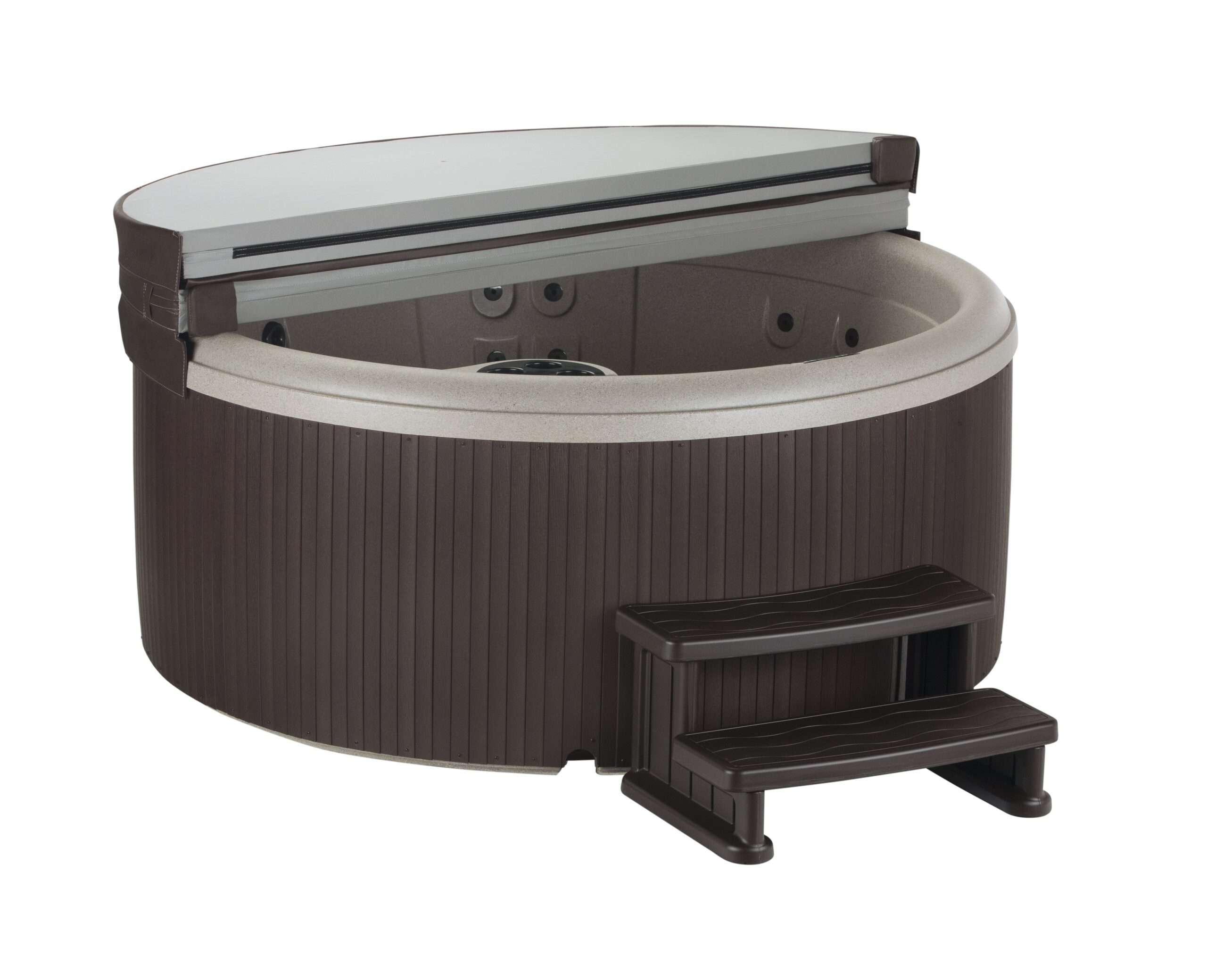 AHS Private Label 2020 PLR 21S Sand Espresso Chestnut Studio SideView Half Steps