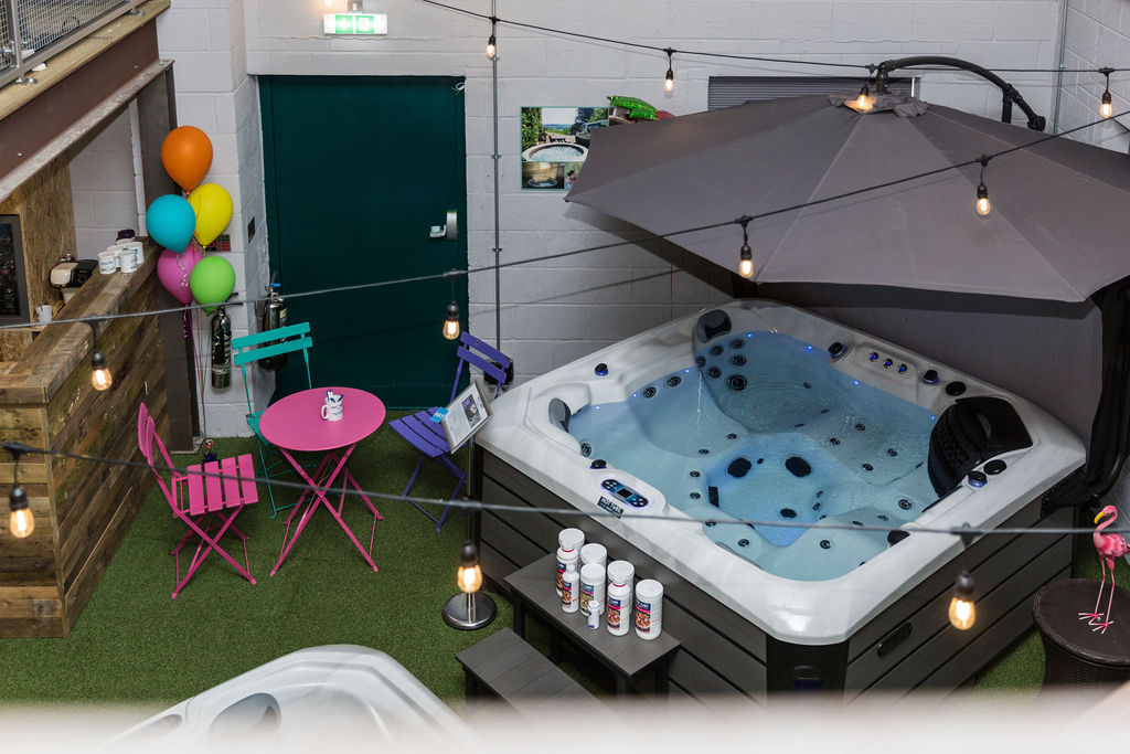 Hot tub showroom