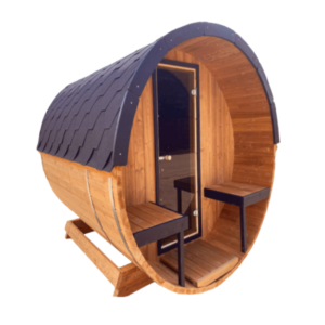 Barrell sauna woodland red